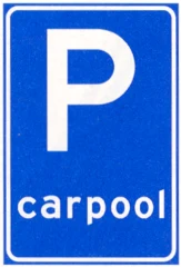 Señal E13: Estacionamiento para quienes comparten auto (carpool)