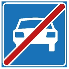 Señal G4: Fin de autoweg
