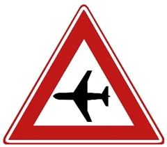 Señal J30: Aviones a baja altura