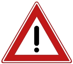 Señal J37: Peligro (el panel inferior indica cuál)