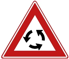 Señal J9: Rotonda