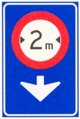 Señal L12: La señal vale solo para el carril indicado