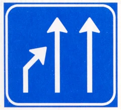 Señal L5: Fin de carril